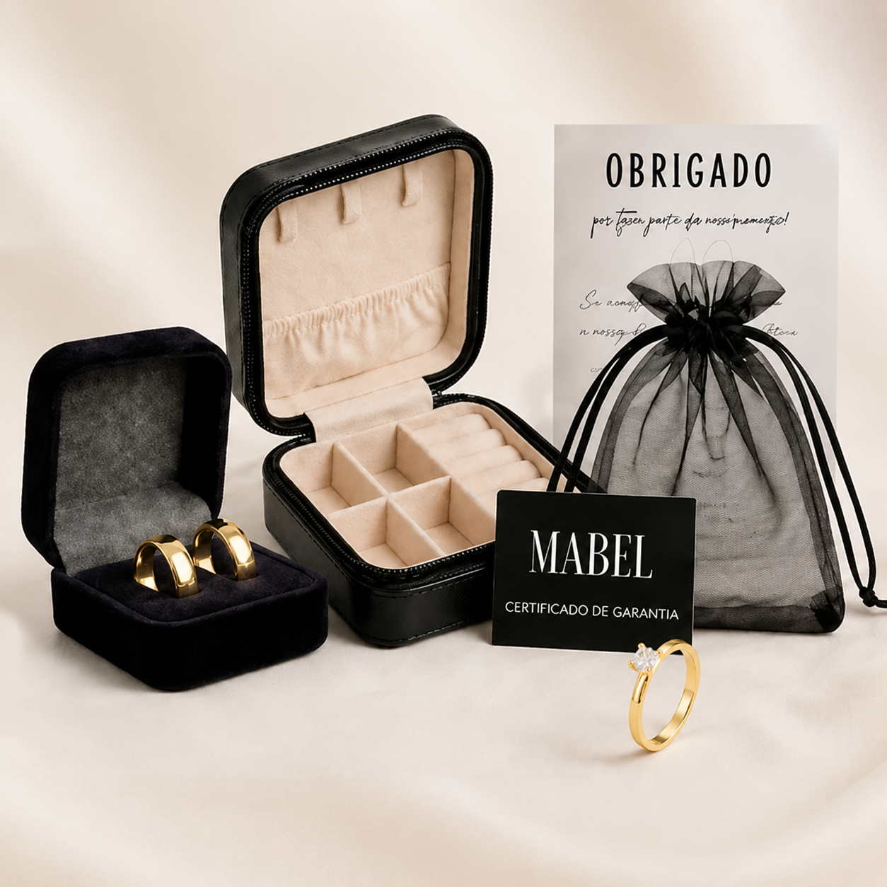 aliança de namoro prata950 banhada ouro 18k