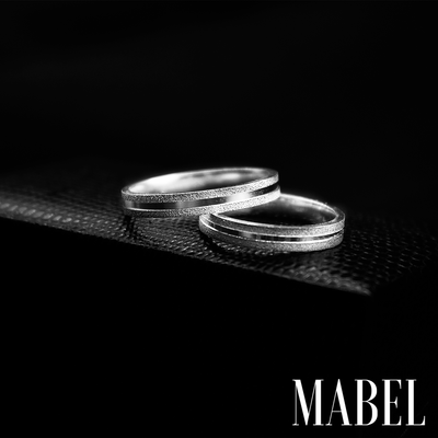 Aliança de Compromisso Prata 950 Austrália com Anel Solitário | Mabel