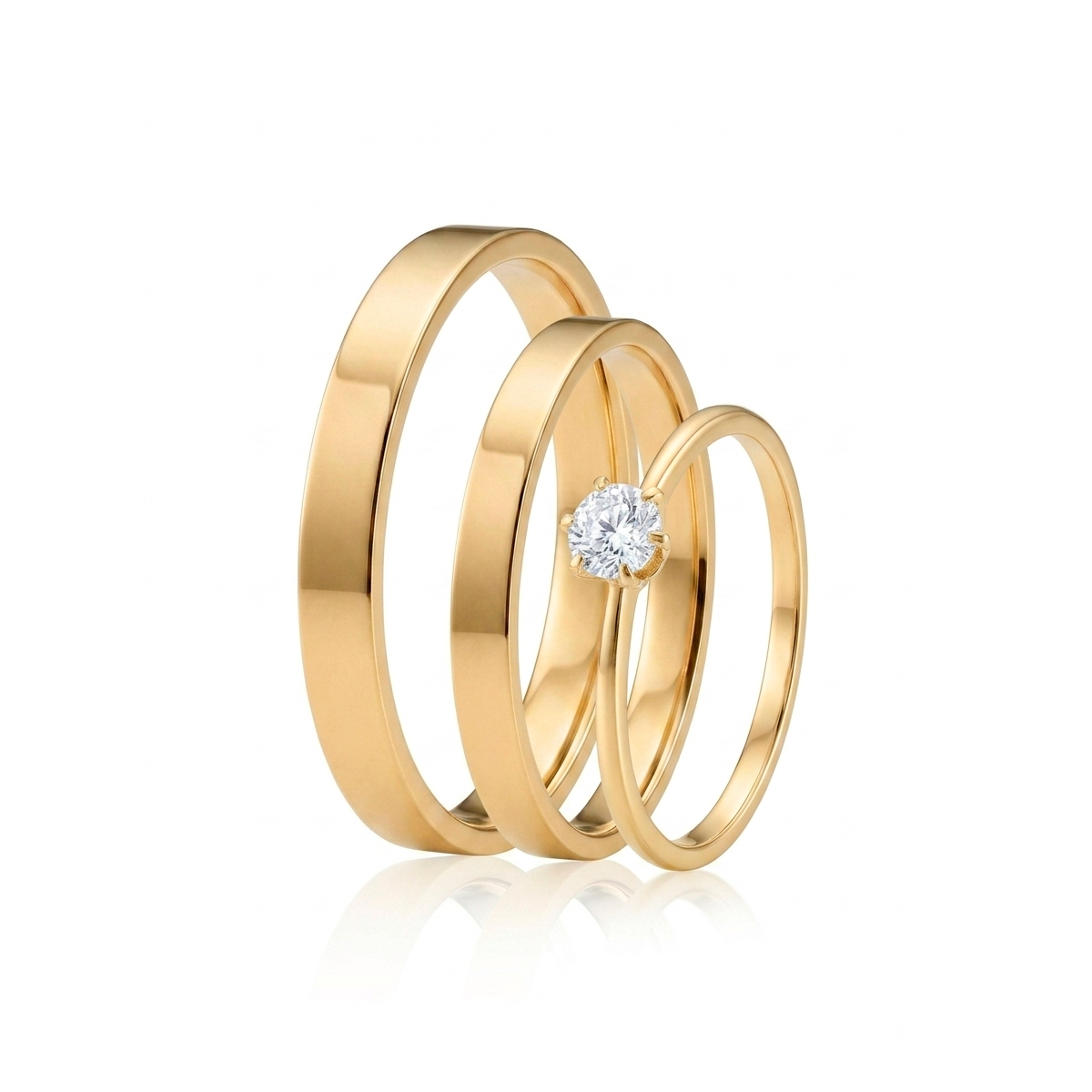 aliança de prata 950 ouro 18k banhada namoro