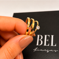 aliança de prata 950 banhada a ouro 18k namoro
