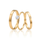 aliança de prata 950 banhada a ouro 18k namoro