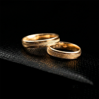 Aliança Solaris Ouro 18k 4mm | Mabel