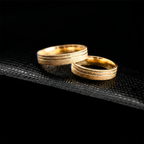 Aliança Hélios Ouro 18k 4mm | Mabel
