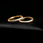 Aliança Valência Ouro 18k 3mm | Mabel