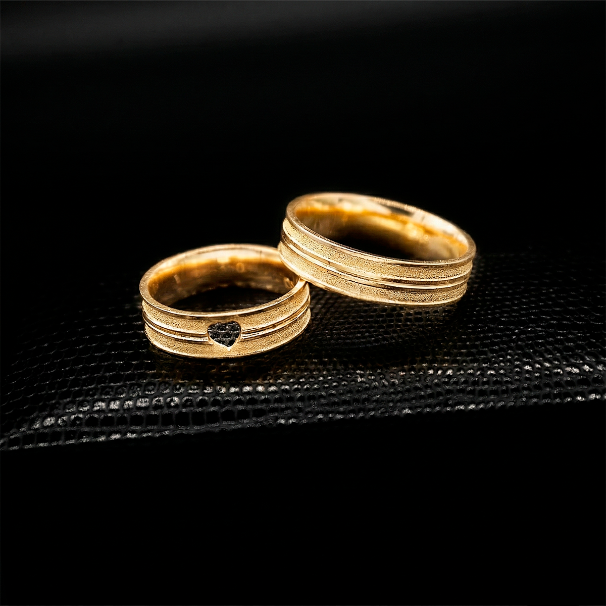 Aliança Éter Ouro 18k 6mm | Mabel