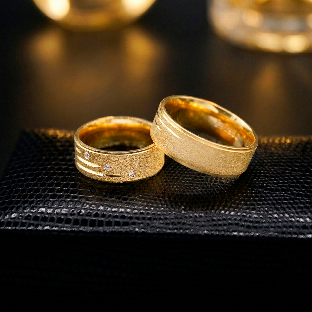 Aliança Halo Ouro 18k 6mm | Mabel