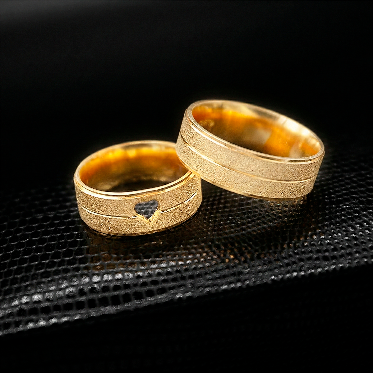 Aliança Cintila Ouro 18k 6mm | Mabel