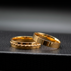 Aliança Siena Ouro 18k 6mm | Mabel