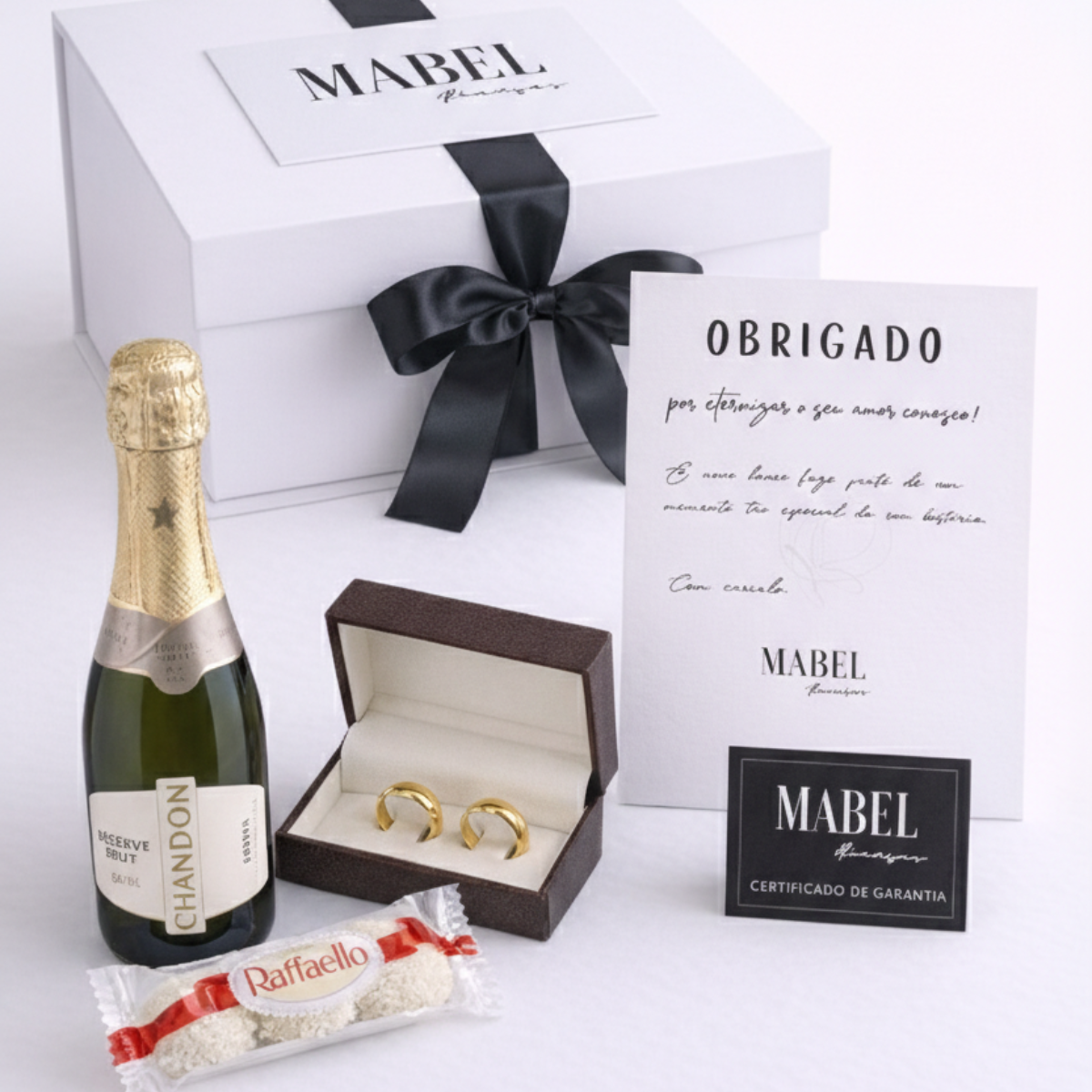 Kit Pedido Completo - Chandon + Chocolates + Caixa Premium
