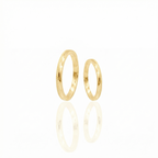 Aliança Lunnar Ouro 18k 3mm | Mabel