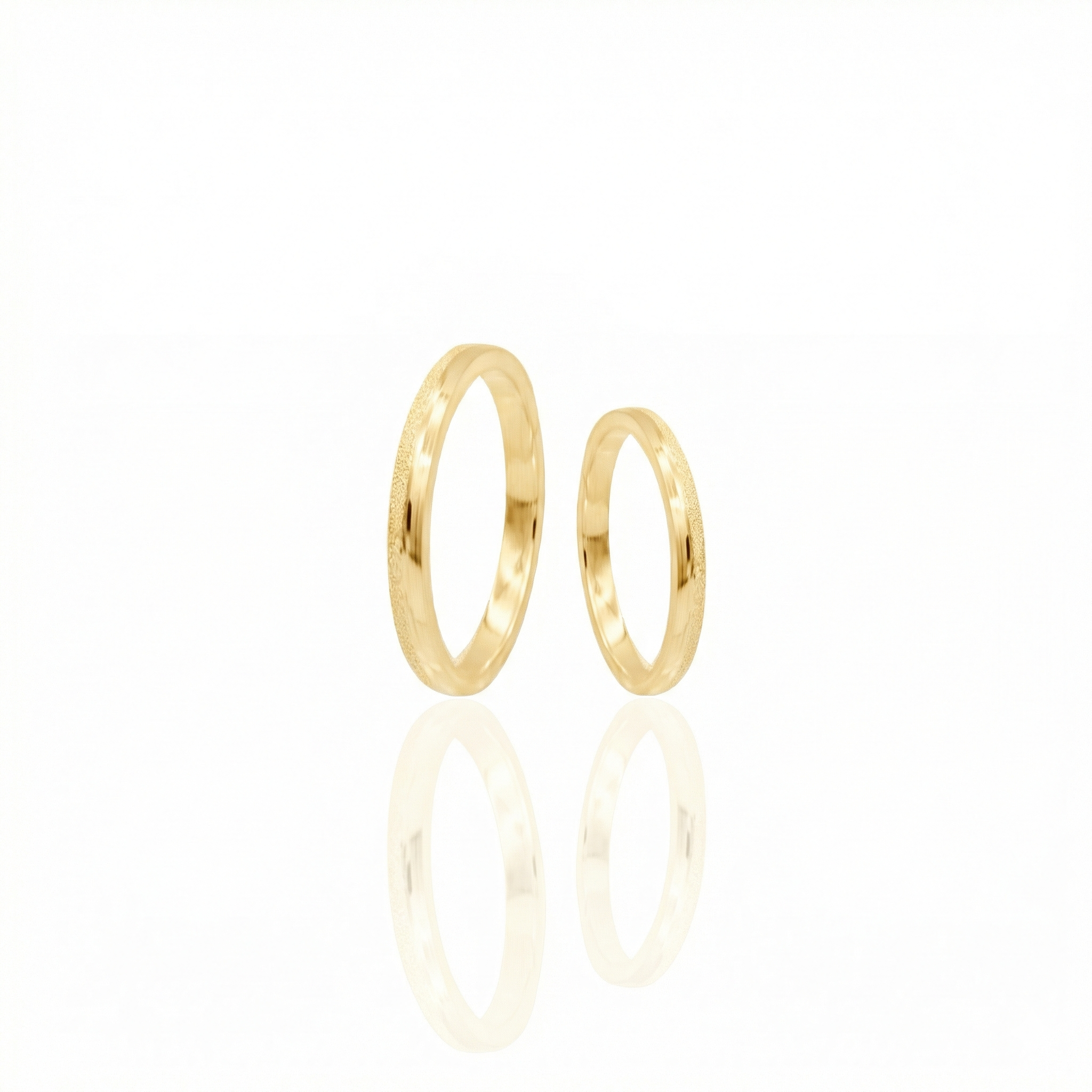 Aliança Lunnar Ouro 18k 3mm | Mabel