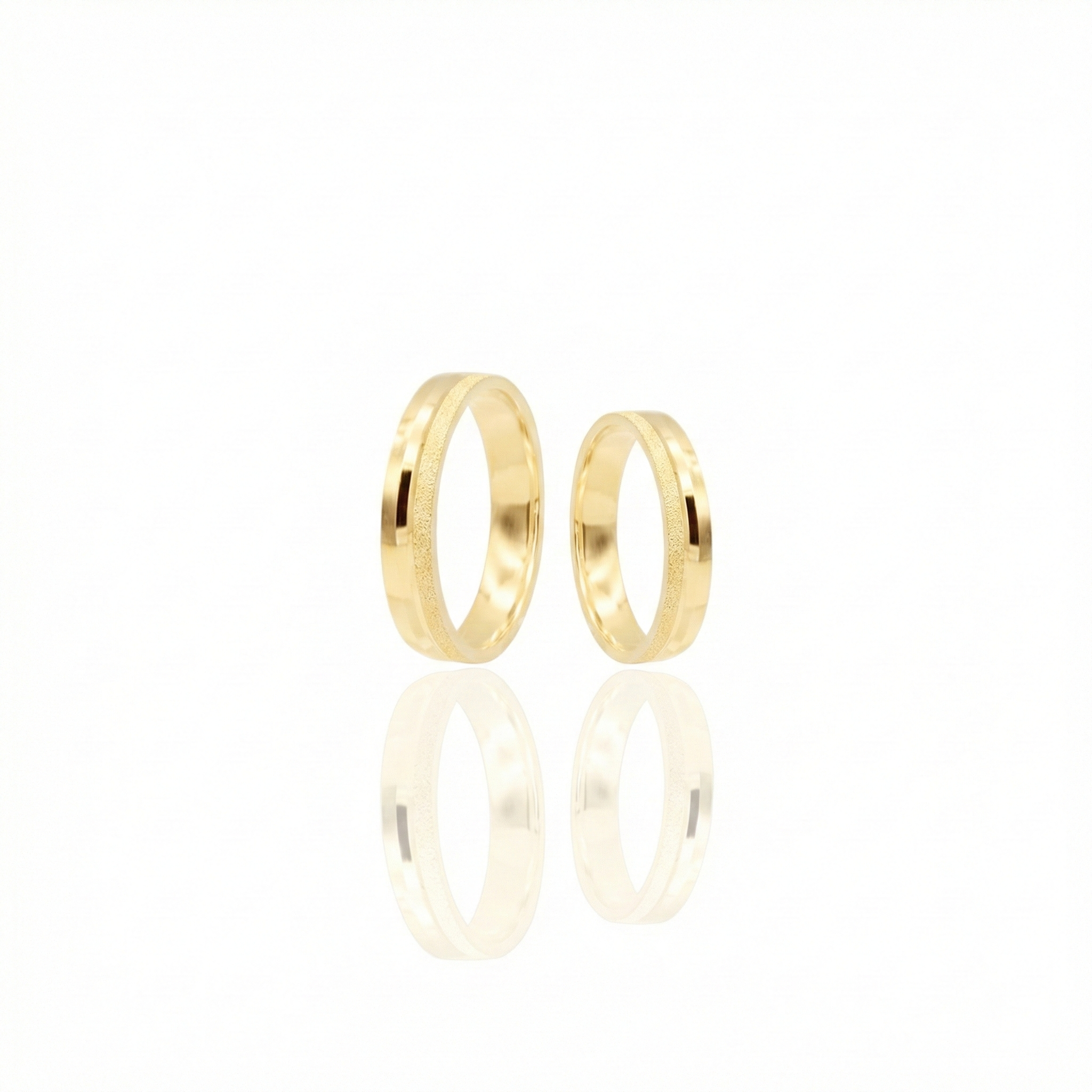 Aliança Union Ouro 18k 4mm | Mabel