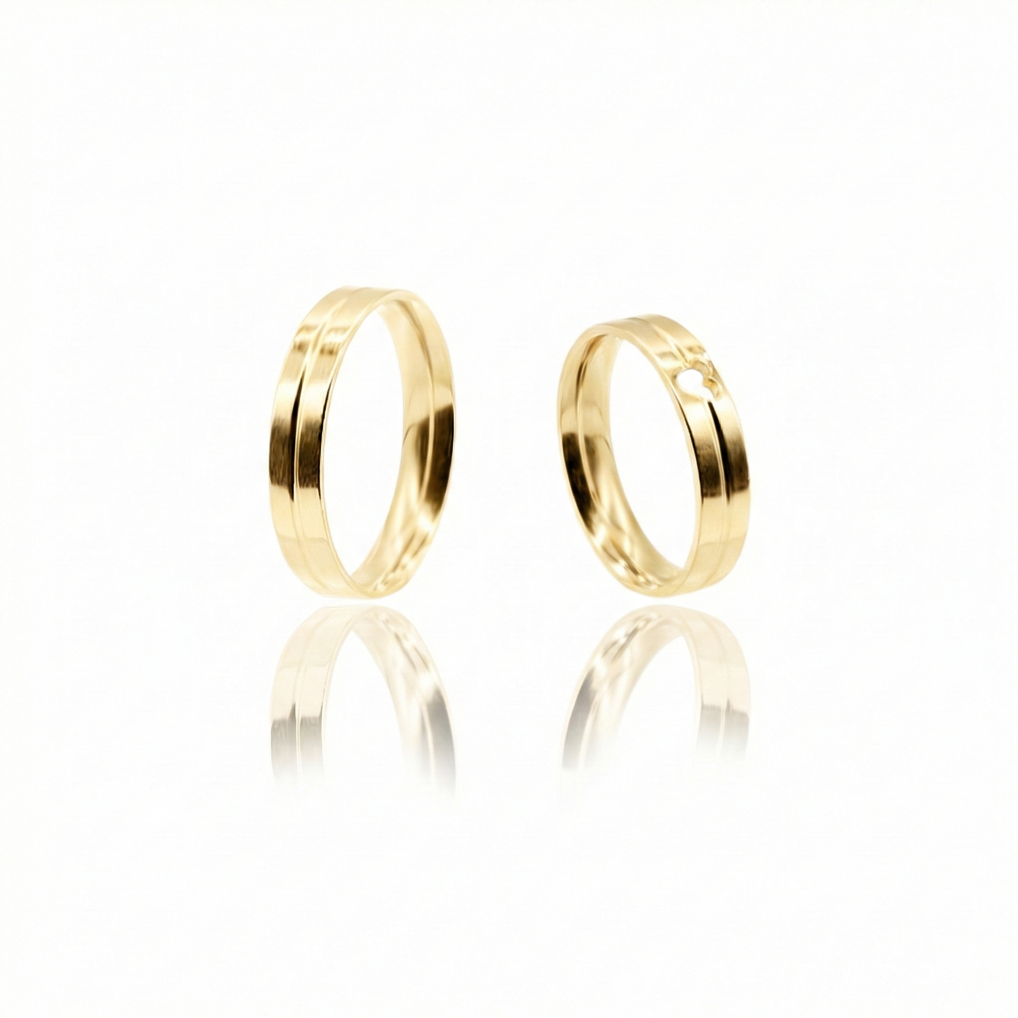 Aliança Amare Ouro 18k 3mm | Mabel