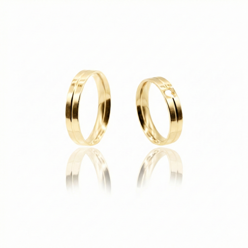 Aliança Amare Ouro 18k 3mm | Mabel