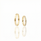 Aliança Gaya Ouro 18k 2mm | Mabel