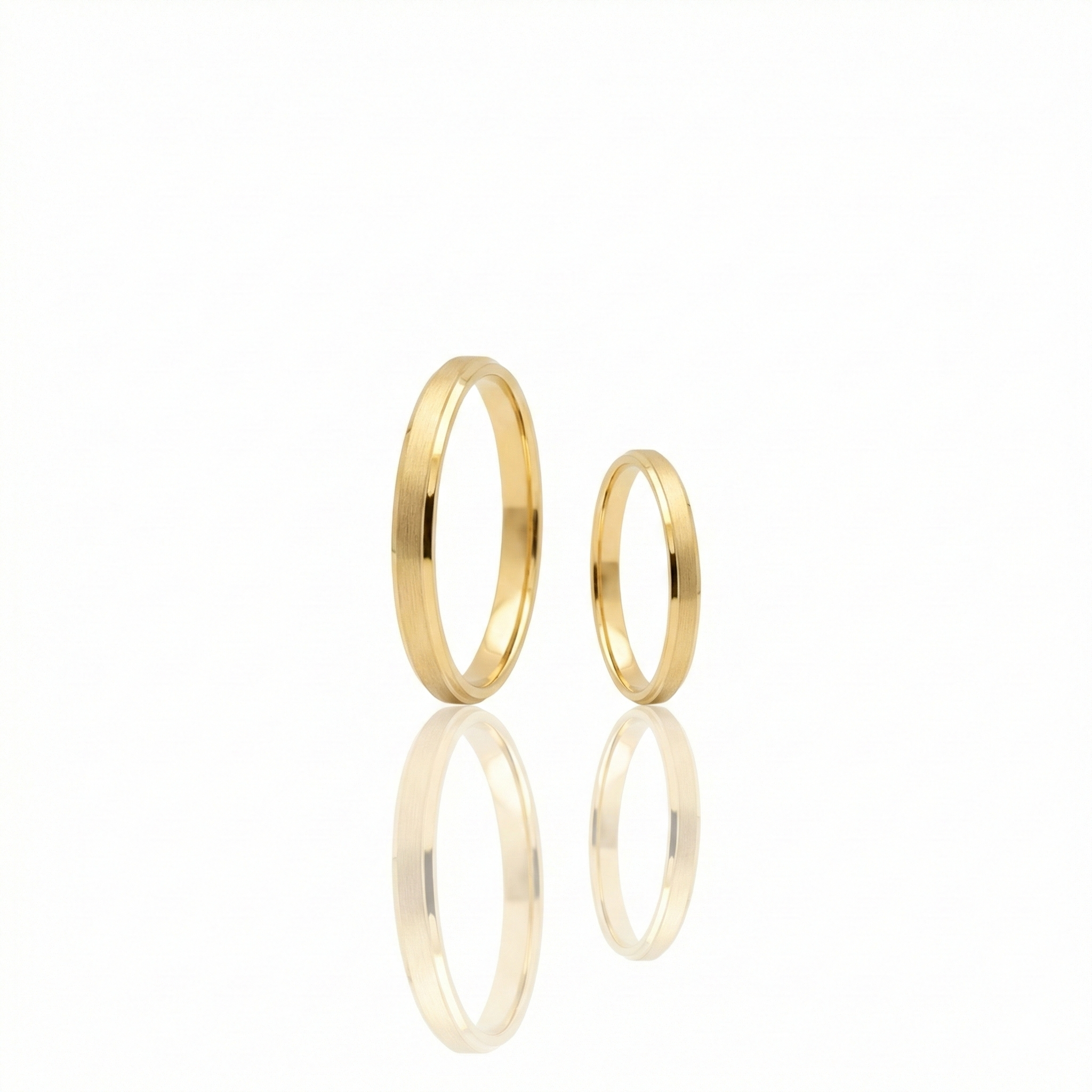 Aliança Capella Ouro 18k 3mm | Mabel