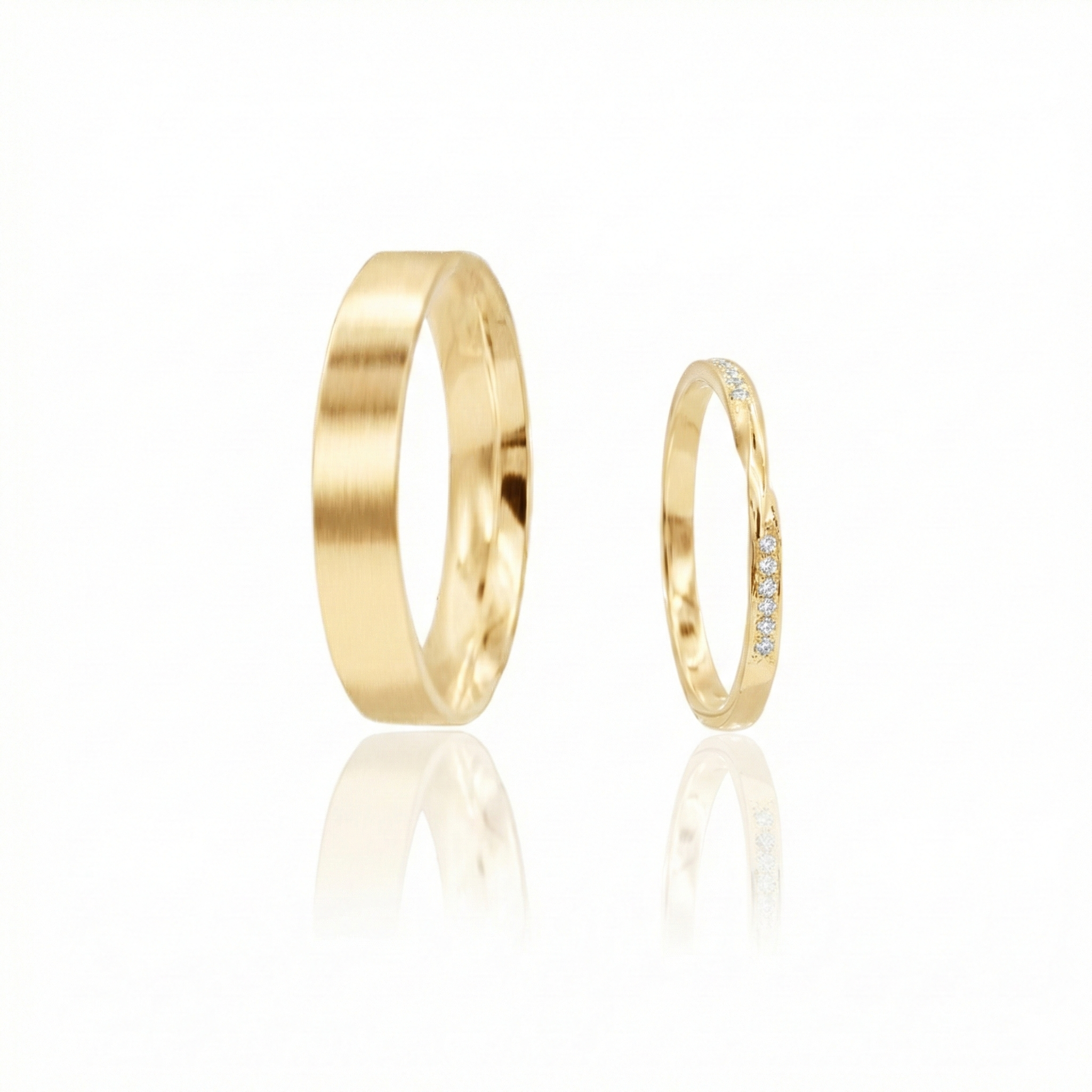 Aliança Orion Ouro 18k 5,5mm | Mabel