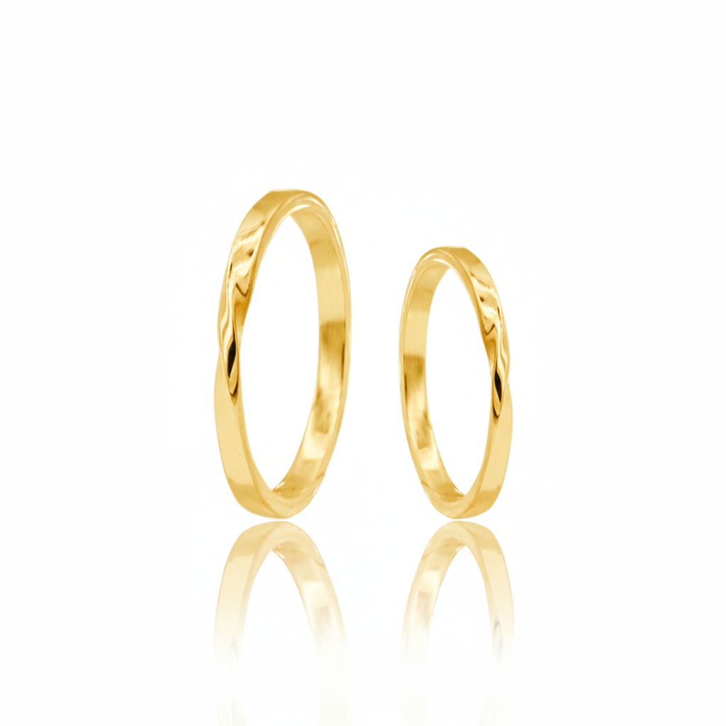 Aliança Essence Ouro 18k 2,5mm | Mabel