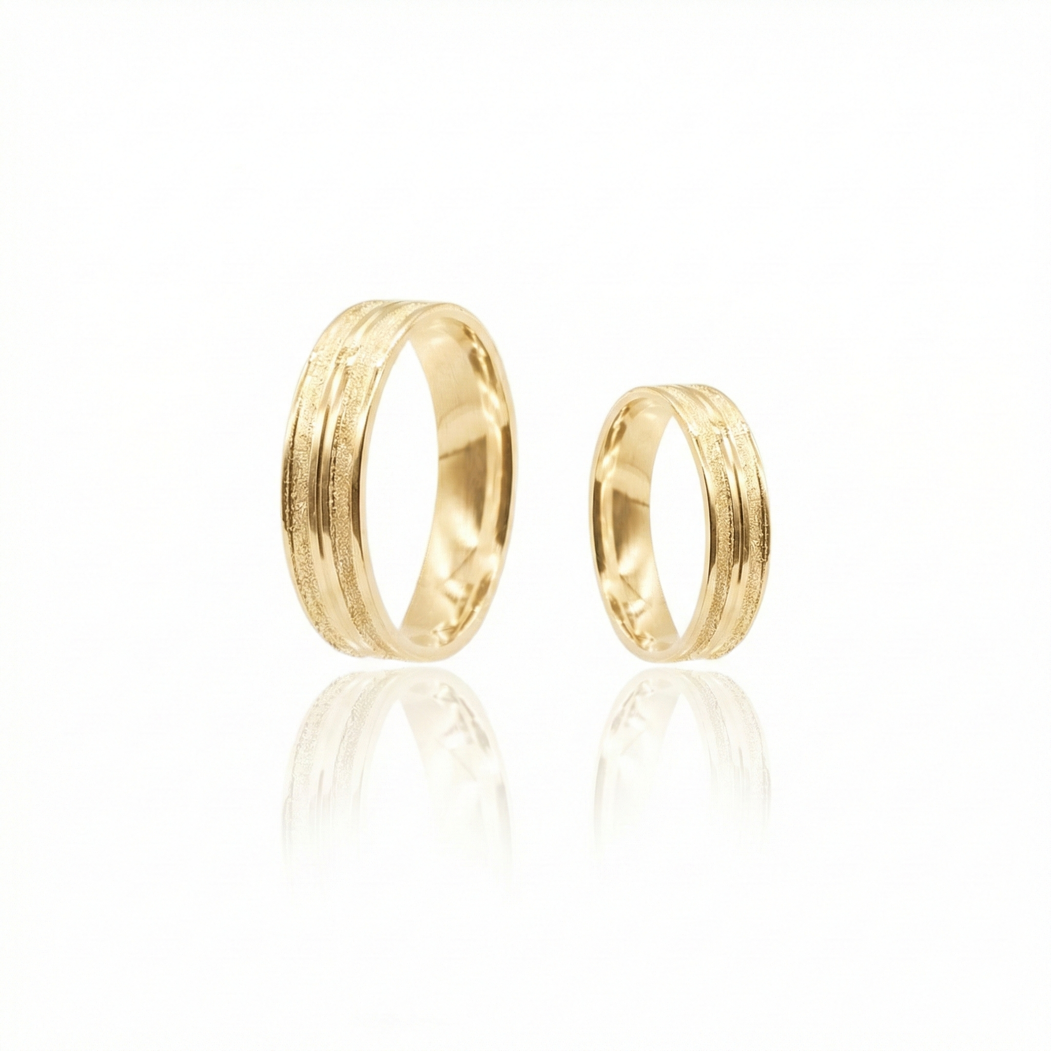 Aliança Éter Ouro 18k 6mm | Mabel