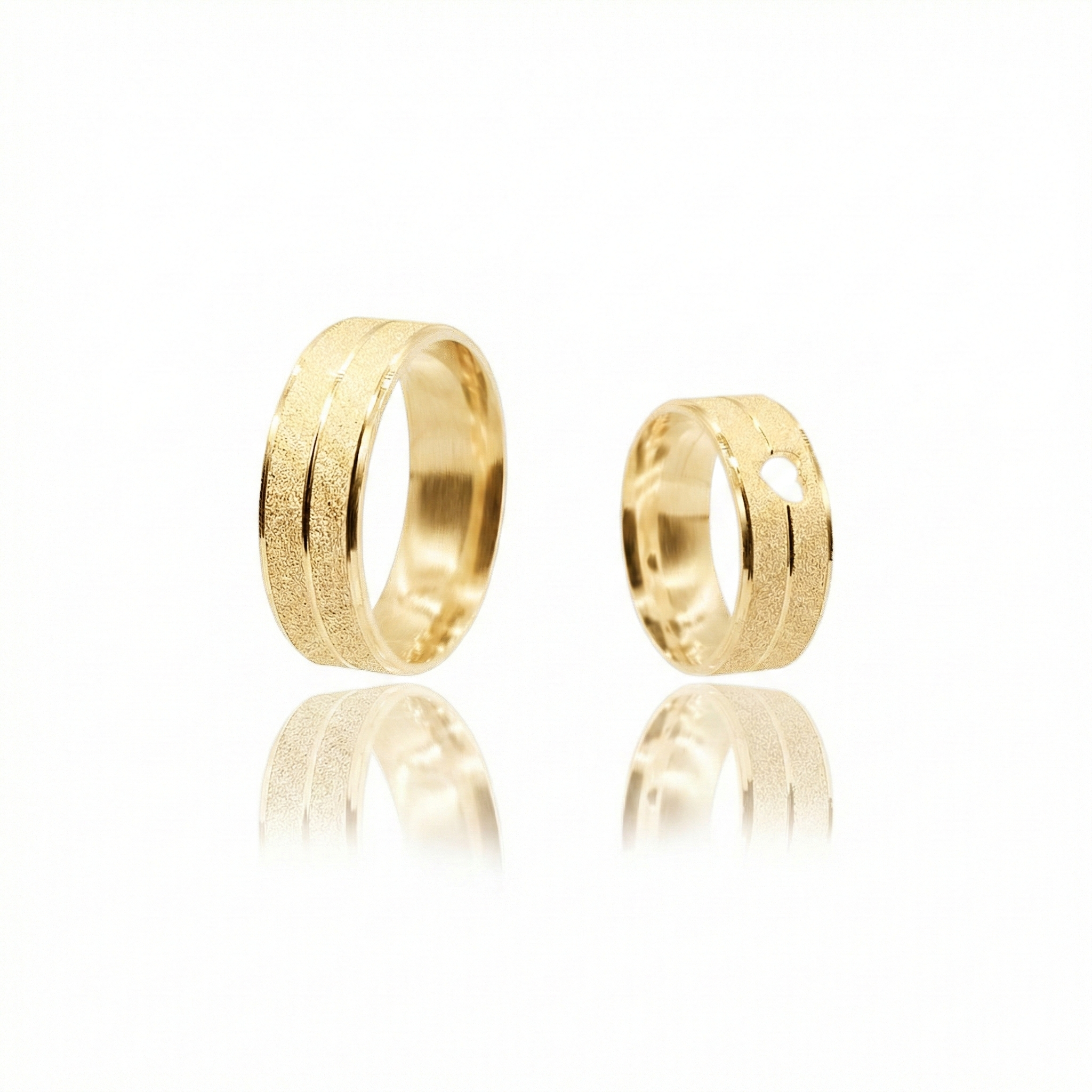 Aliança Cintila Ouro 18k 6mm | Mabel
