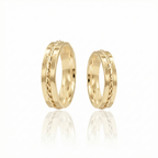 Aliança Mônaco Ouro 18k 6mm | Mabel