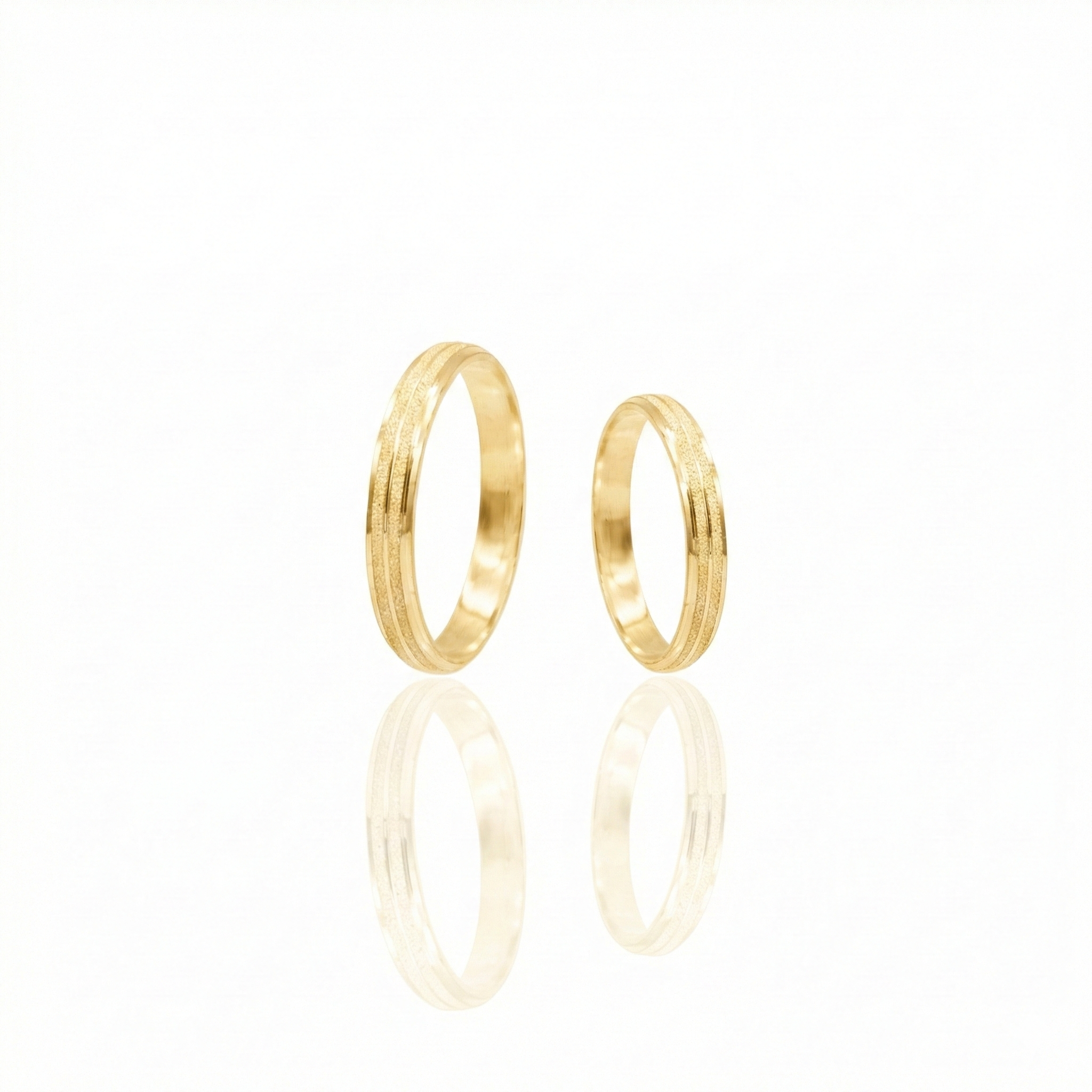 Aliança Selene Ouro 18k 3mm | Mabel