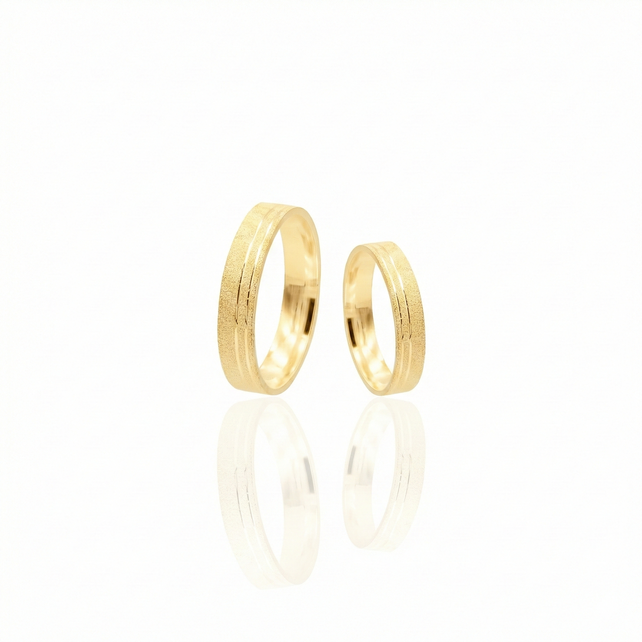 Aliança Hélios Ouro 18k 4mm | Mabel