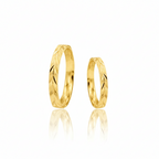 Aliança Dynasty Ouro 18k 3mm | Mabel
