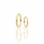 Aliança Valência Ouro 18k 3mm | Mabel