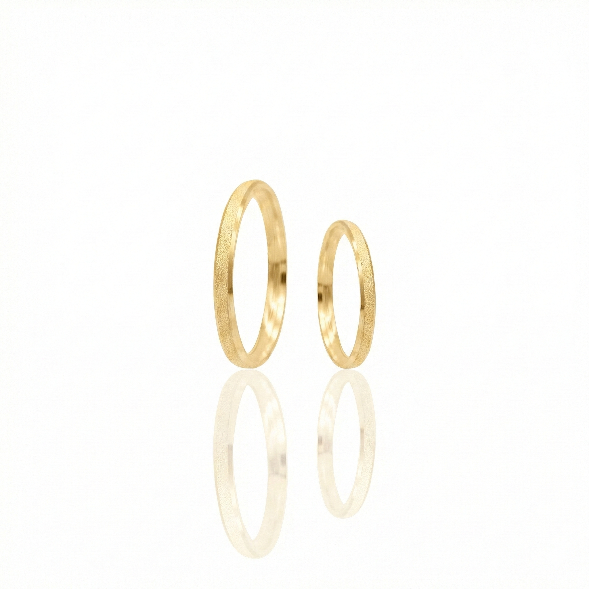 Aliança Valência Ouro 18k 3mm | Mabel