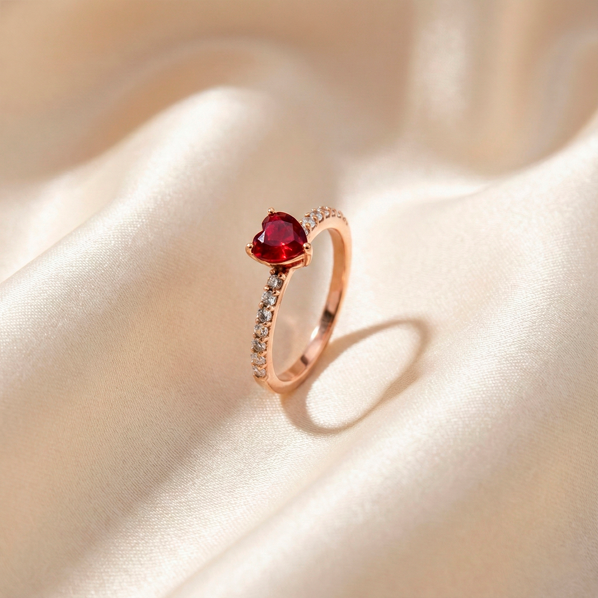 Anel Solitário Prata 950 Sapphire com Zircônia | Mabel