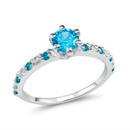 anel solitario prata 950 Estelar com zirconia