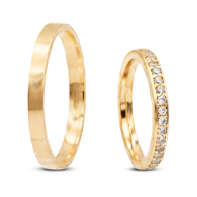 Alianças de Ouro 18k